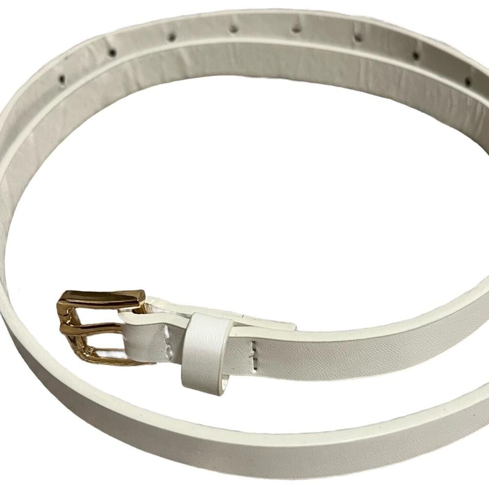 Calvin-klein Women's White Belt